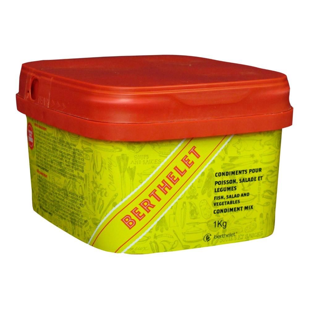 Berthelet Fish Salad And Vegetables Condiment Mix, 1 Kg - 6 Per Case