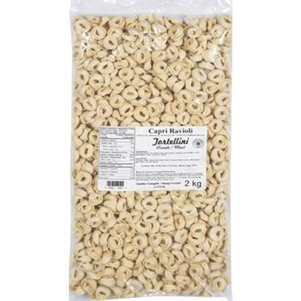 Capri Ravioli Tortellini Stuffed With Seasoned Meat, 2 Kg - 5 Per Case