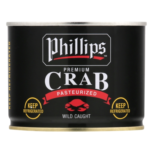 Phillips Premium Wild Caught Pasteurized Jumbo Lump Crab Meat, 1 Pound -- 6 Per Case