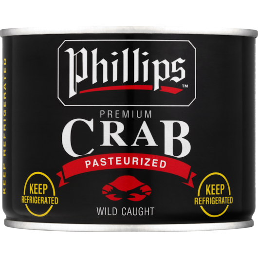Phillips Premium Wild Caught Pasteurized Lump Crab Meat, 1 Pound -- 6 Per Case