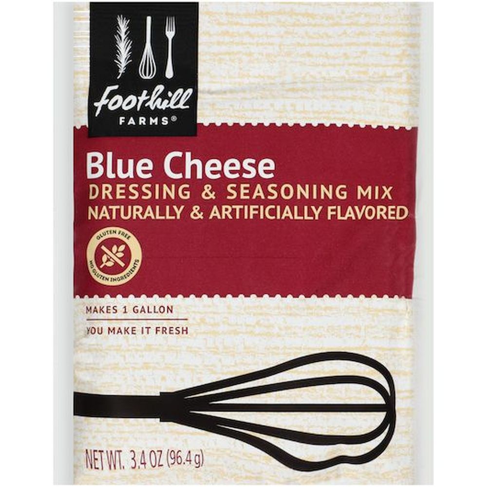 Foothill Farms Blue Cheese Dressing And Seasoning Mix, 96.39 G -- 18 Per Case