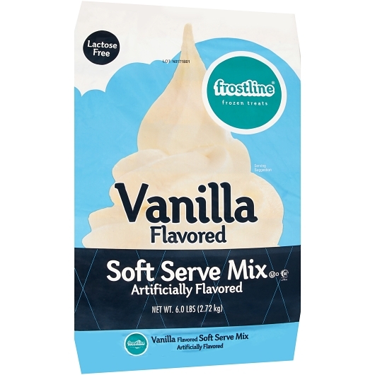 Frostline Vanilla Flavored Soft Serve Mix, 6 Lb -- 6 Per Case