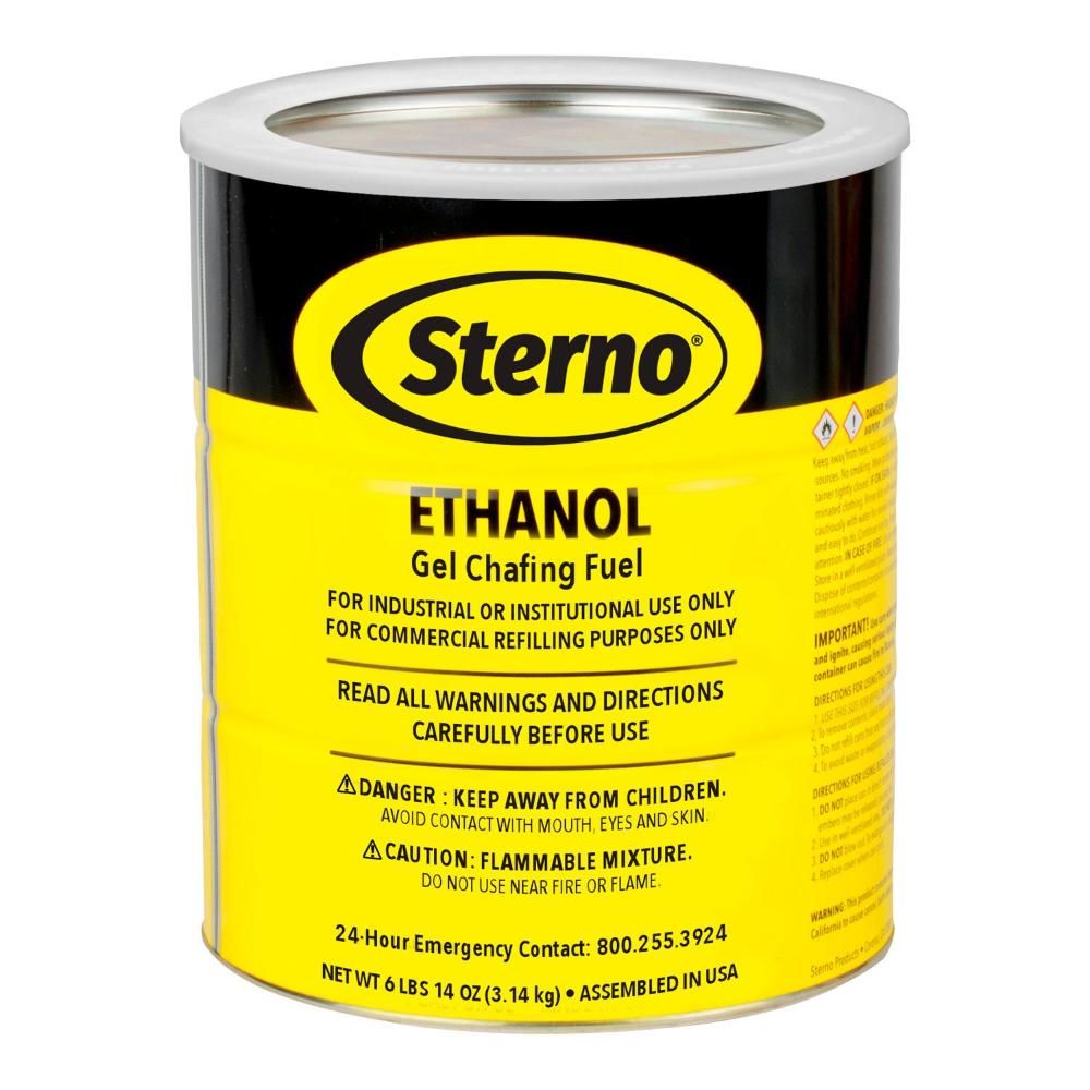 Sterno Ethanol Chafing Fuel Gel, 2.73 Kg - 3 Per Case