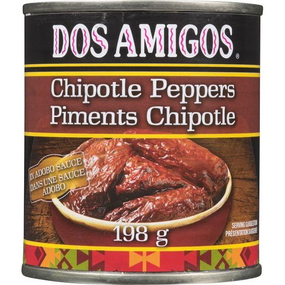 Dos Amigos Chipotle Peppers In Adobe Sauce, 198 G -- 12 Per Case