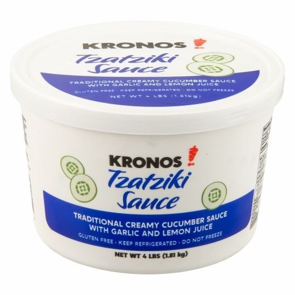 Kronos Tzatziki Sauce, 4 Lb -- 4 Per Case