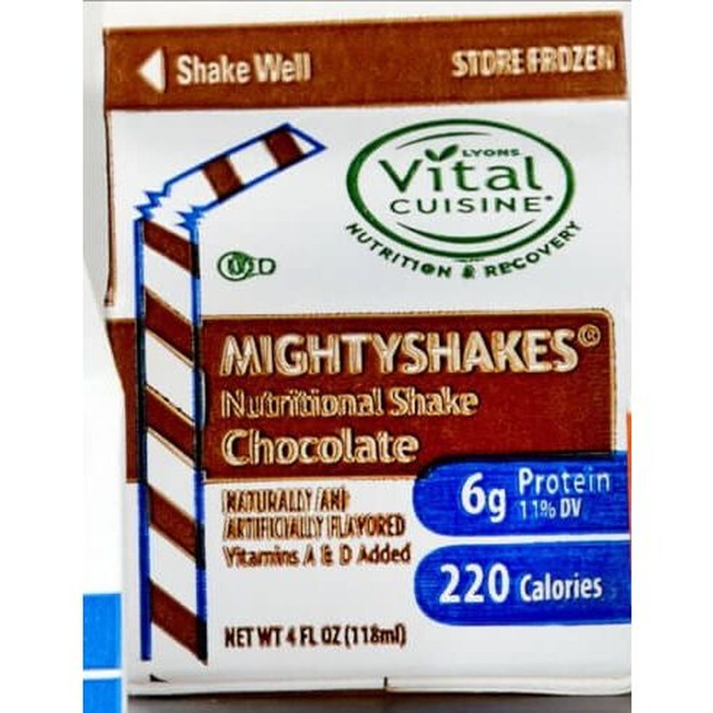 Mightyshakes Chocolate Nutritional Shakes, 75 Count