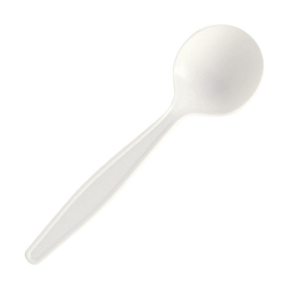 Eco Guardian Biodegradable Plant-based Soup Spoon, 6 In -- 1000 Per Case