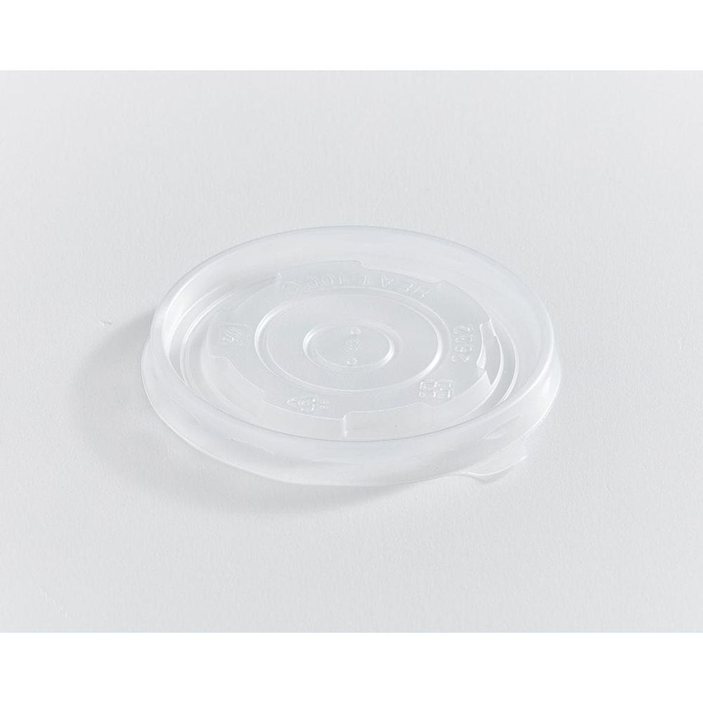 Eco Guardian Couvercle Transparent En Polypropylène Pour Contenants Alimentaires En Papier Recyclable De 237 Ml (8 Oz) Avec Revêtement Pla – 1000 Par Carton