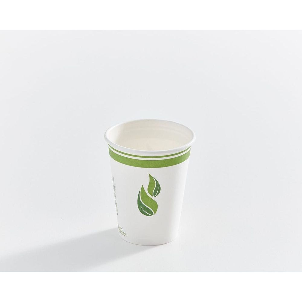 Eco Guardian Compostable Pla-lined Single Wall Paper Cup, 8 Oz Capacity -- 1000 Per Case
