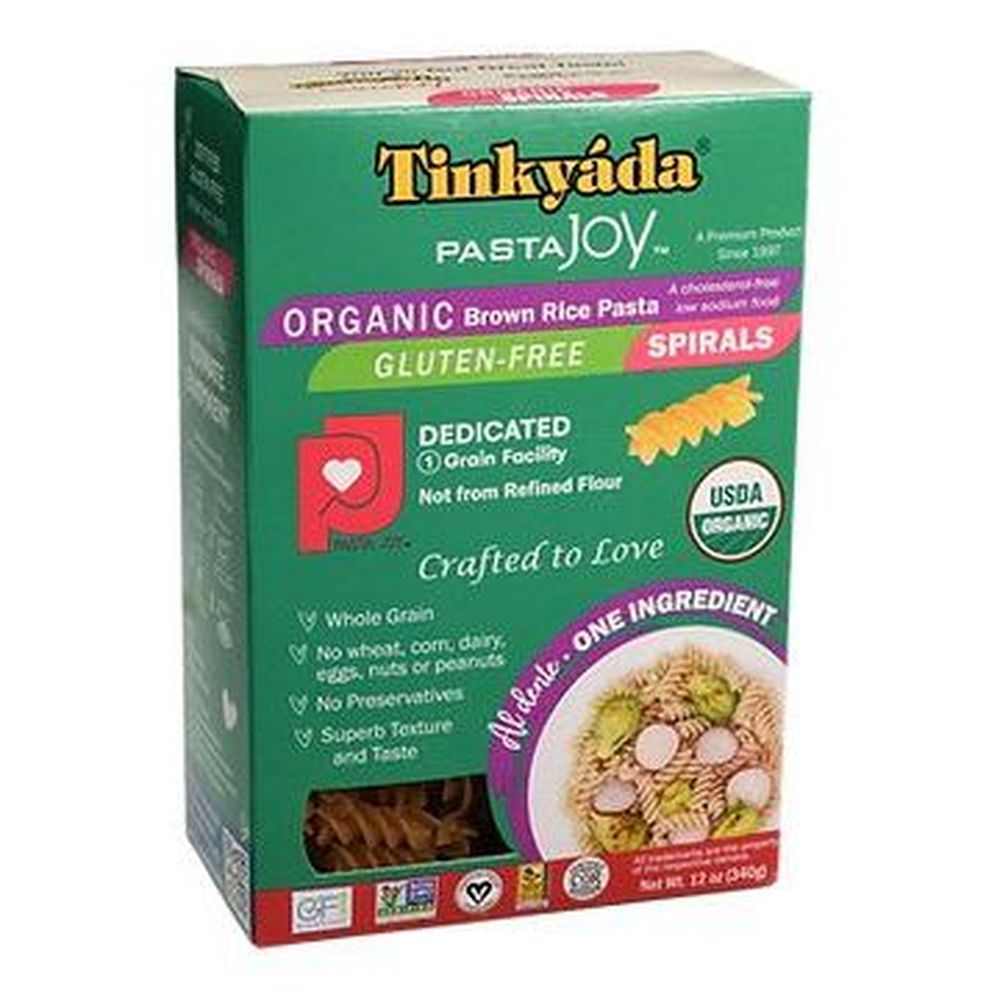 Tinkyada Organic Vegetable Brown Rice Spirals, 340 G -- 12 Per Case