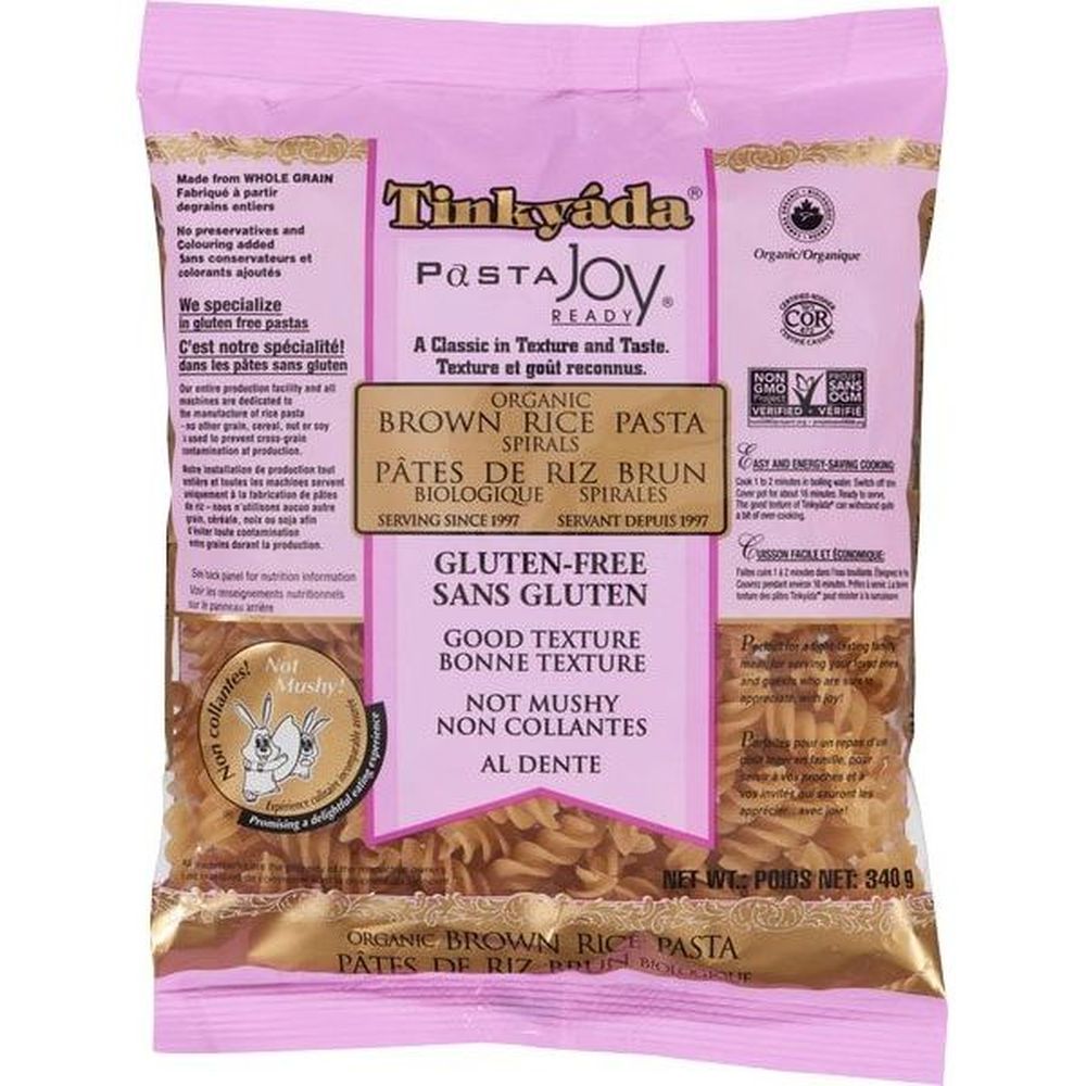 Tinkyada Organic Brown Spirals Pasta, 340 G -- 12 Per Case