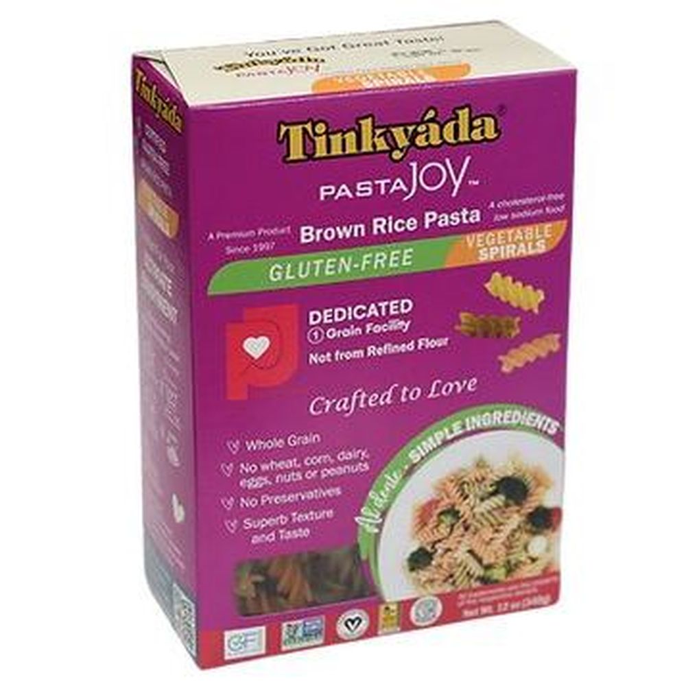Tinkyada Vegetable Brown Rice Spirals, 340 G -- 12 Per Case