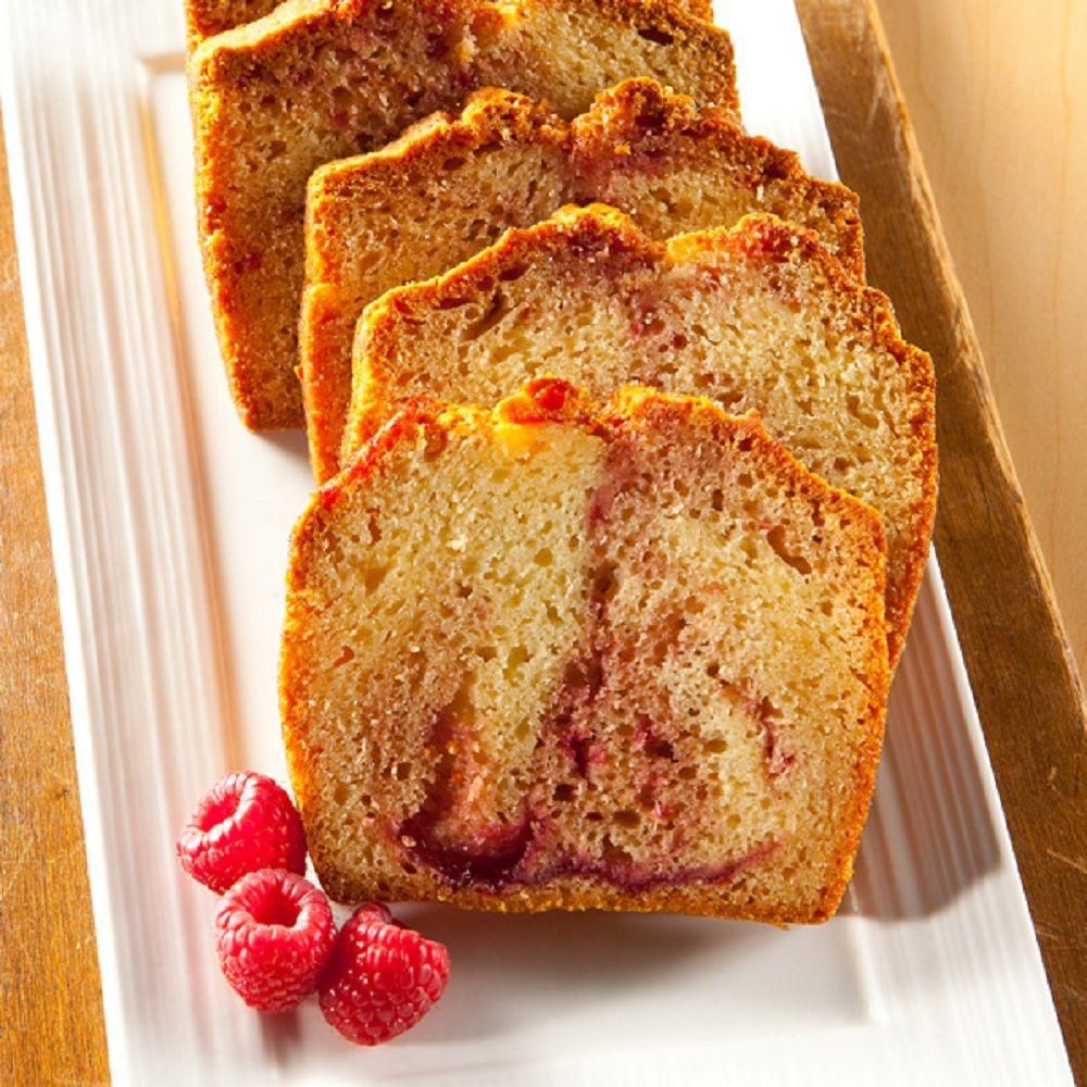 Collection Cafe White Chocolate And Raspberry Marble Pound Cake, 19 Count -- 2 Per Case