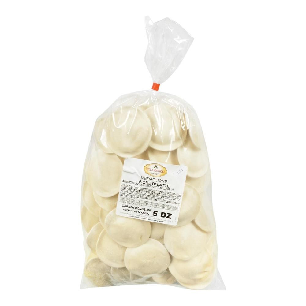 Villa Ravioli 35 G 4 Cheese Medaglioni, 60 Count - 4 Per Case