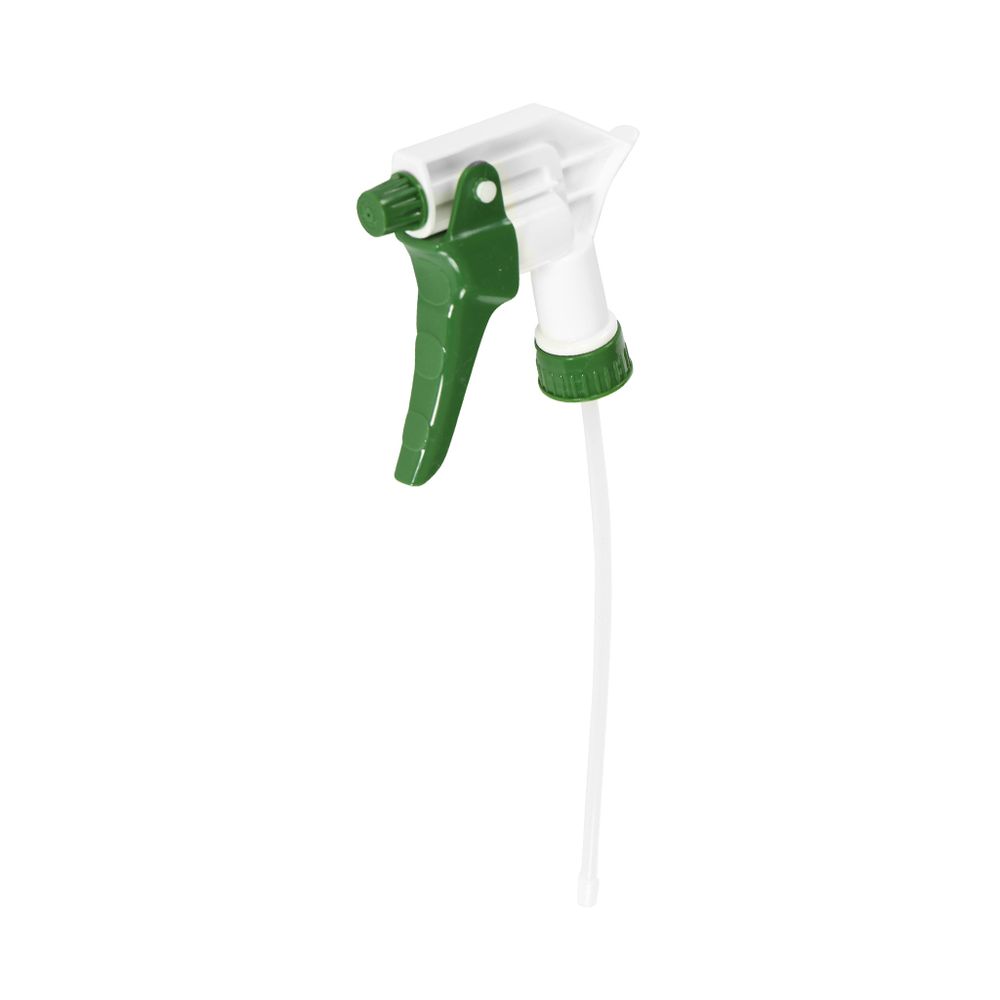Globe White Green Polypropylene Heavy-duty Trigger Sprayer, 9.25 In -- 100 Per Case