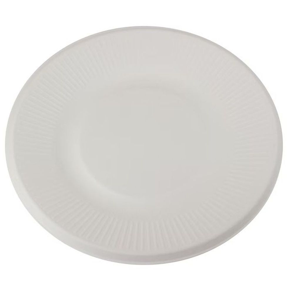 Galligreen Assiettes À Bord Cannelé Compostables, 15 Cm (6 Pouces) -- 500 Par Boîte