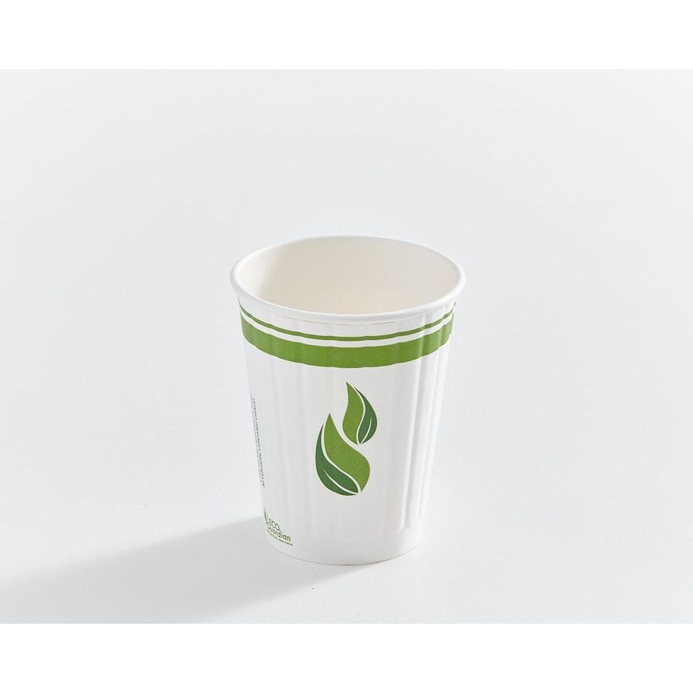 Eco Guardian Compostable Pla-lined Insulated Paper Cup, 12 Oz Capacity -- 1000 Per Case