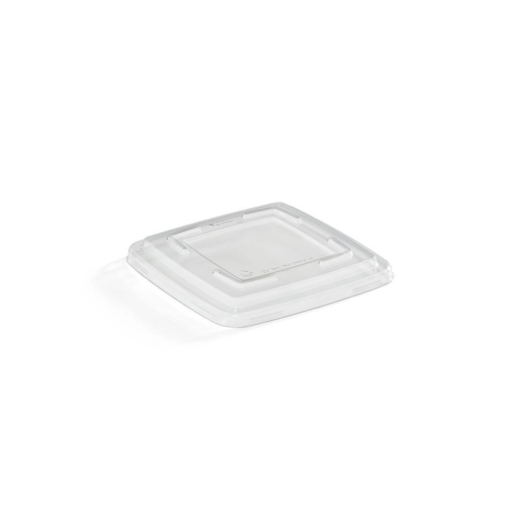 Eco Guardian Couvercle Transparent En Pet Pour Bol Carré Recyclable De 828 Ml (28 Oz) – 300 Unités Par Carton