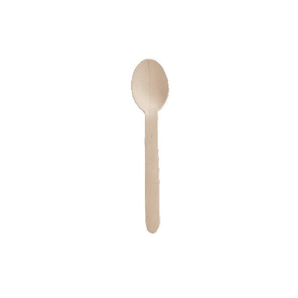 Eco Guardian 6.25 In Compostable Wooden Spoon, 100 Count -- 2000 Per Case