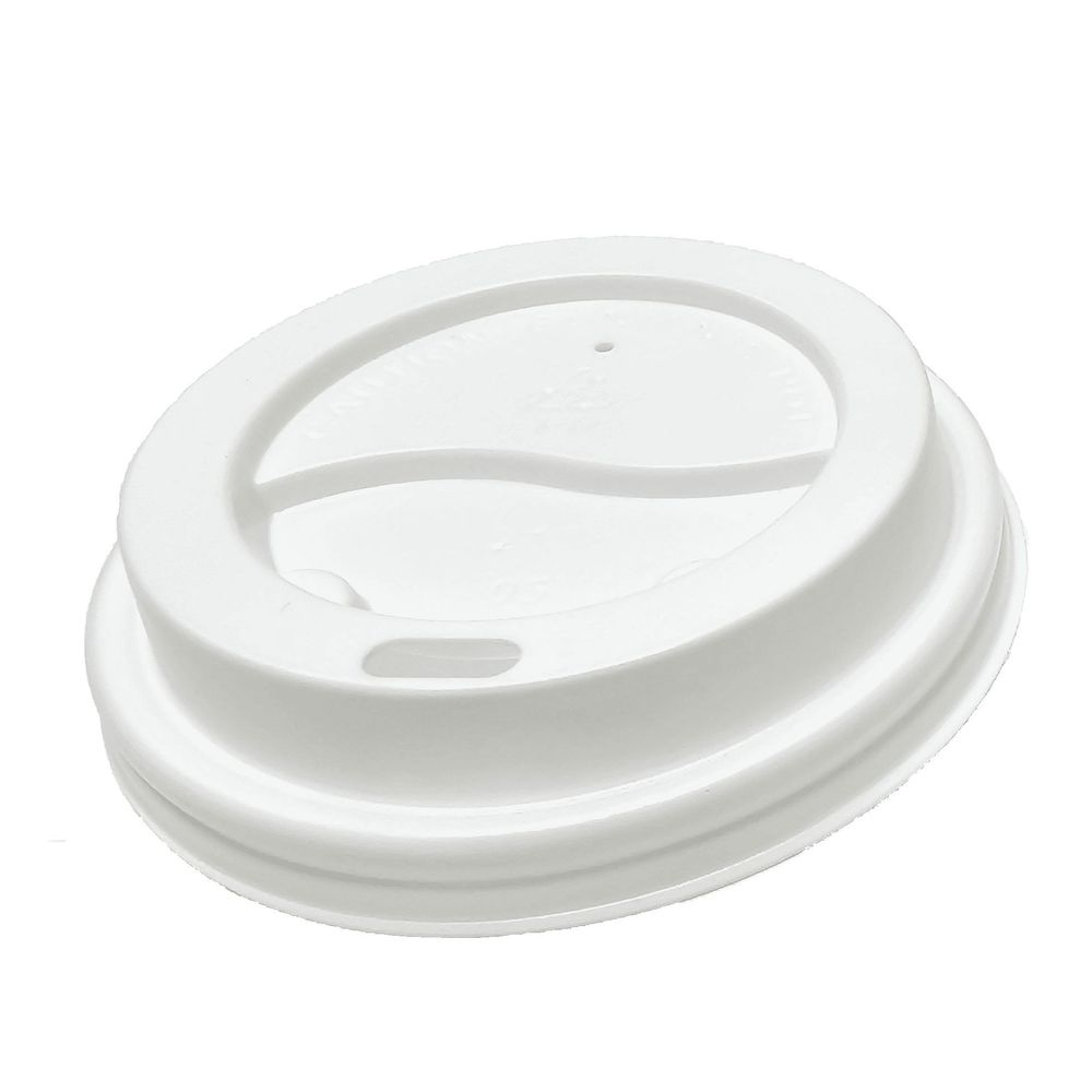 Eco Guardian Polypropylene White Dome Lid For 8 Oz Paper Cups -- 1000 Per Case