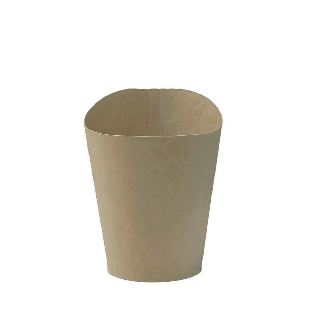 Eco Guardian Compostable Bamboo Multipurpose Fry Cup, 8 Oz Capacity -- 1000 Per Case