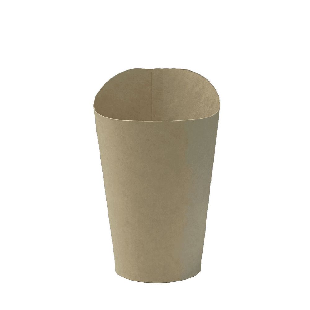 Eco Guardian Compostable Bamboo Multipurpose Fry Cup, 12 Oz Capacity -- 1000 Per Case