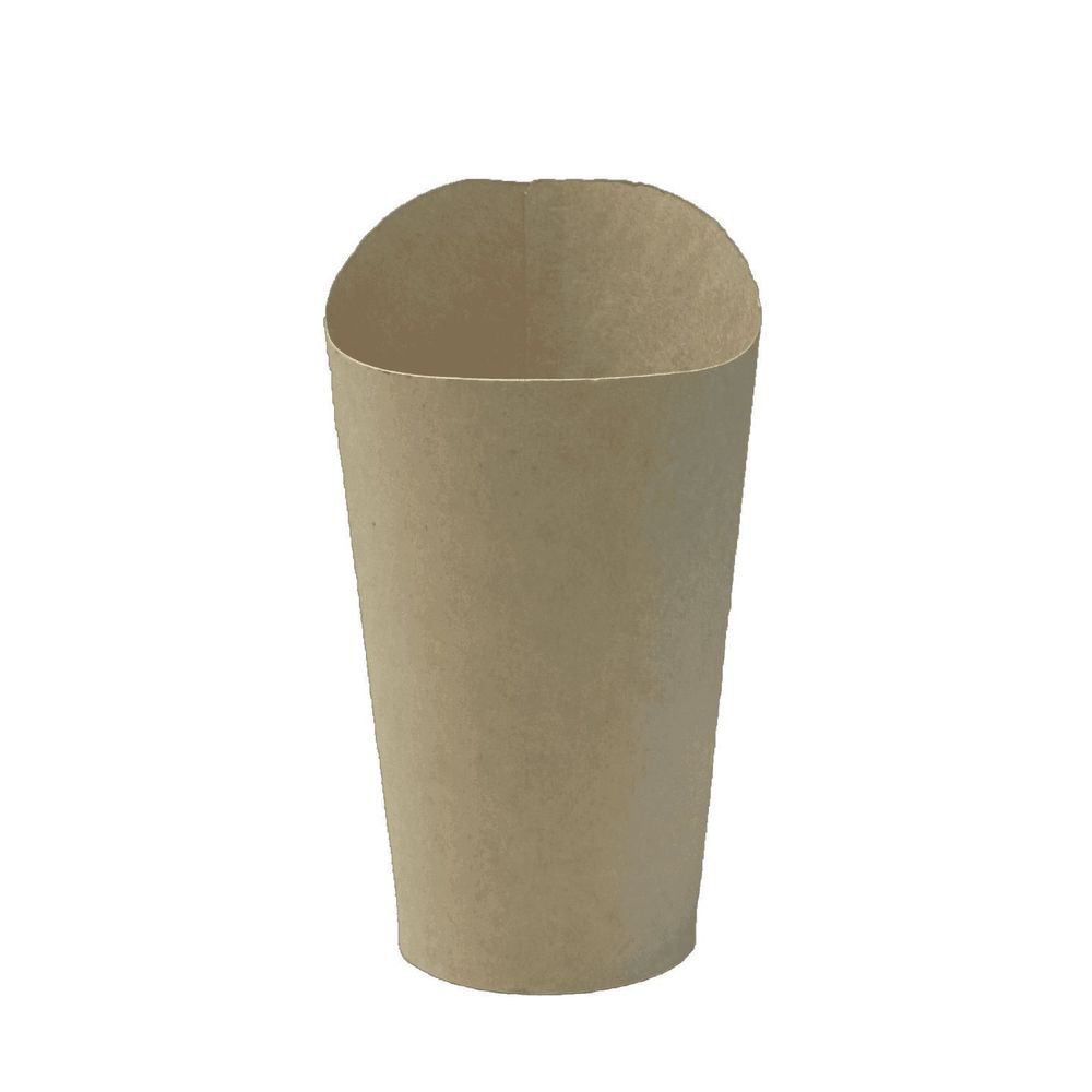 Eco Guardian Compostable Bamboo Multipurpose Fry Cup, 16 Oz Capacity -- 1000 Per Case