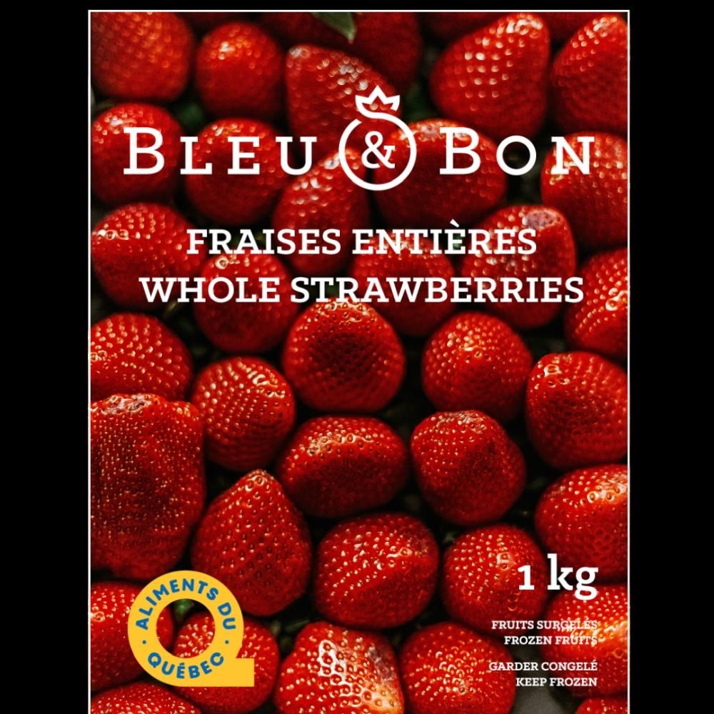 Bleu & Bon Quebec Whole Strawberry, 1 Kg - 5 Per Case