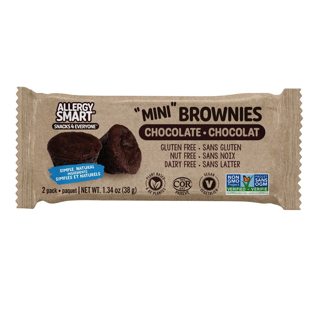 Allergy Smart Mini Brownies, 38 G -- 24 Per Case