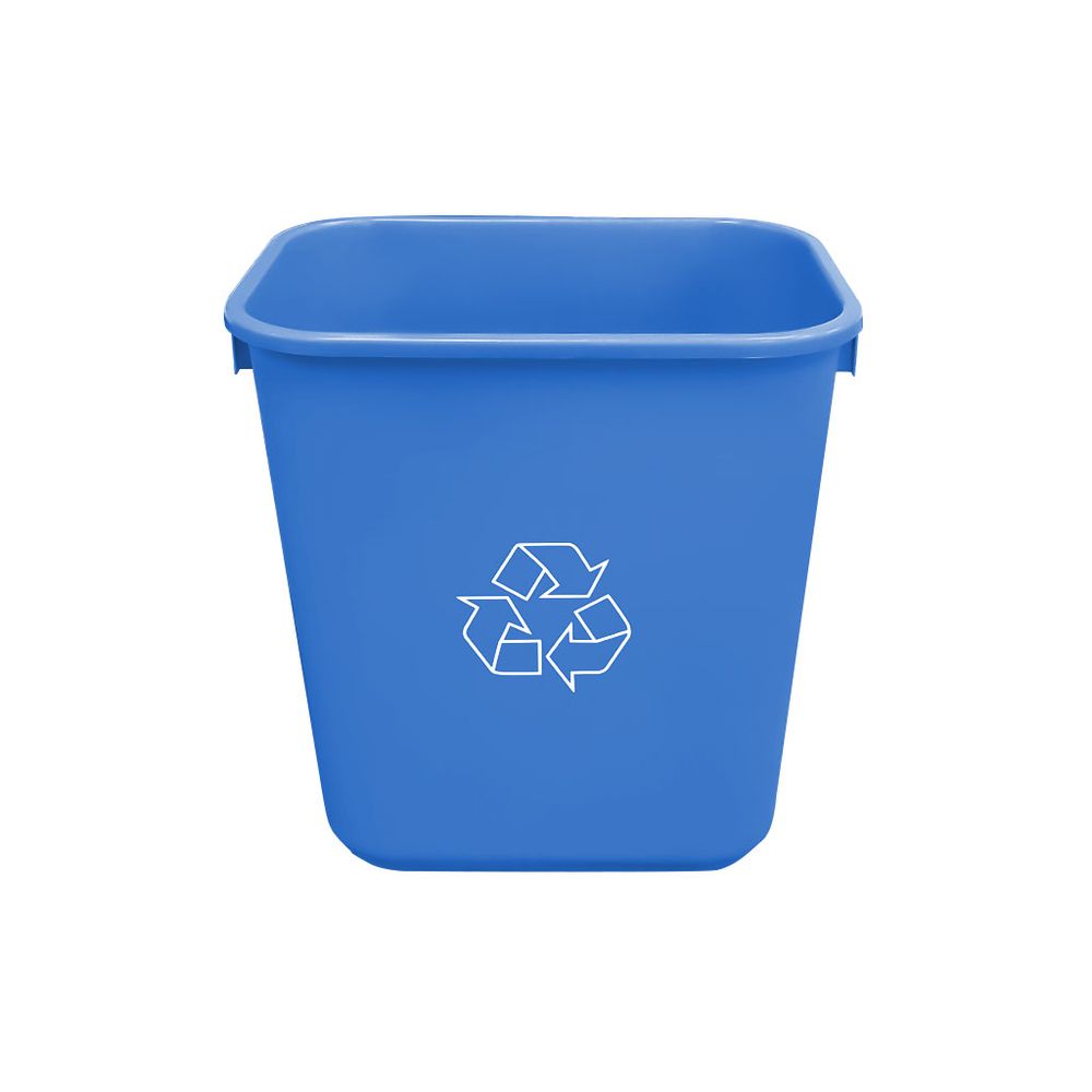 Globe Black Soft Wastebasket, 26 L -- 6 Per Case