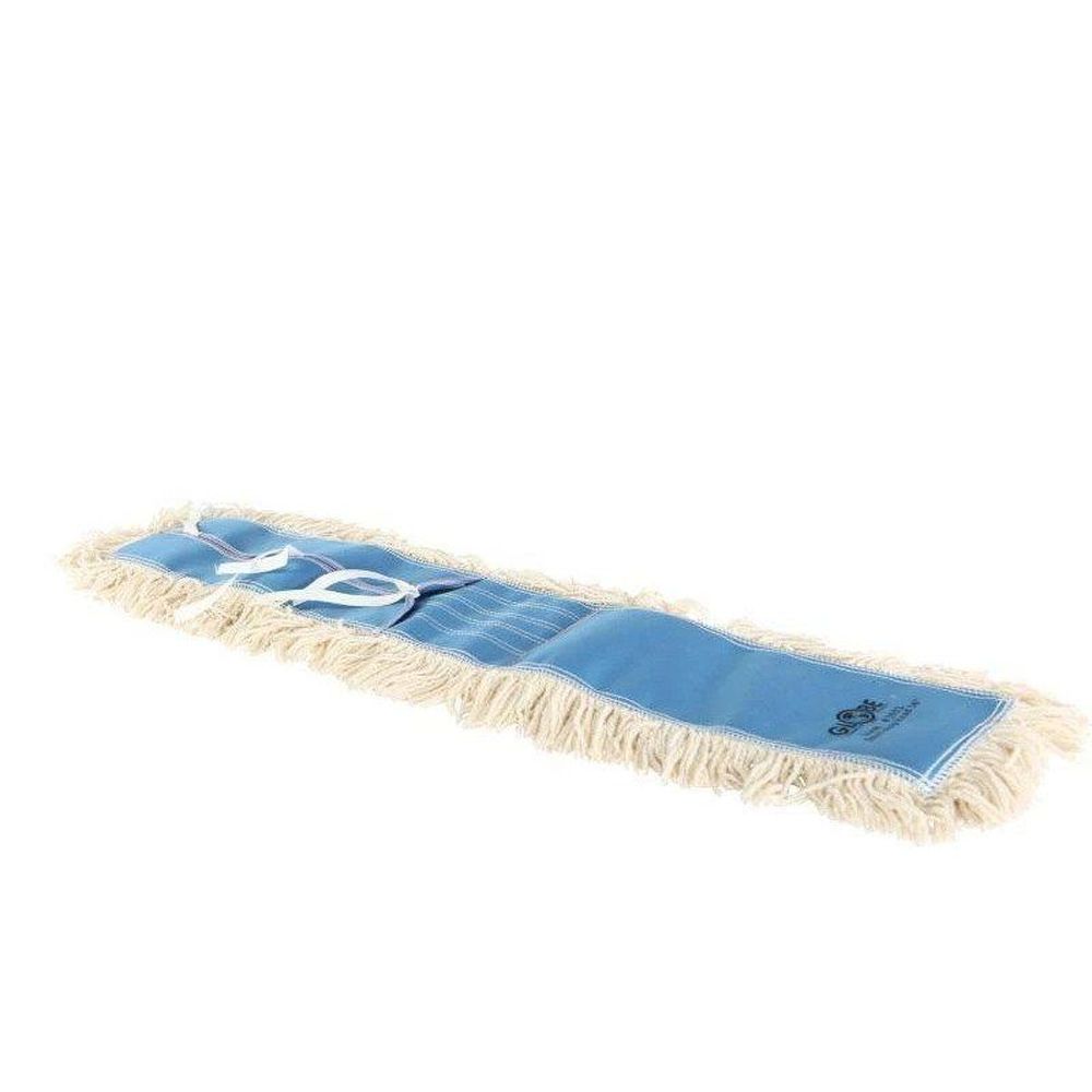 Globe White Cotton Tie-on Dust Mop Head, 36 X 5 In -- 12 Per Case