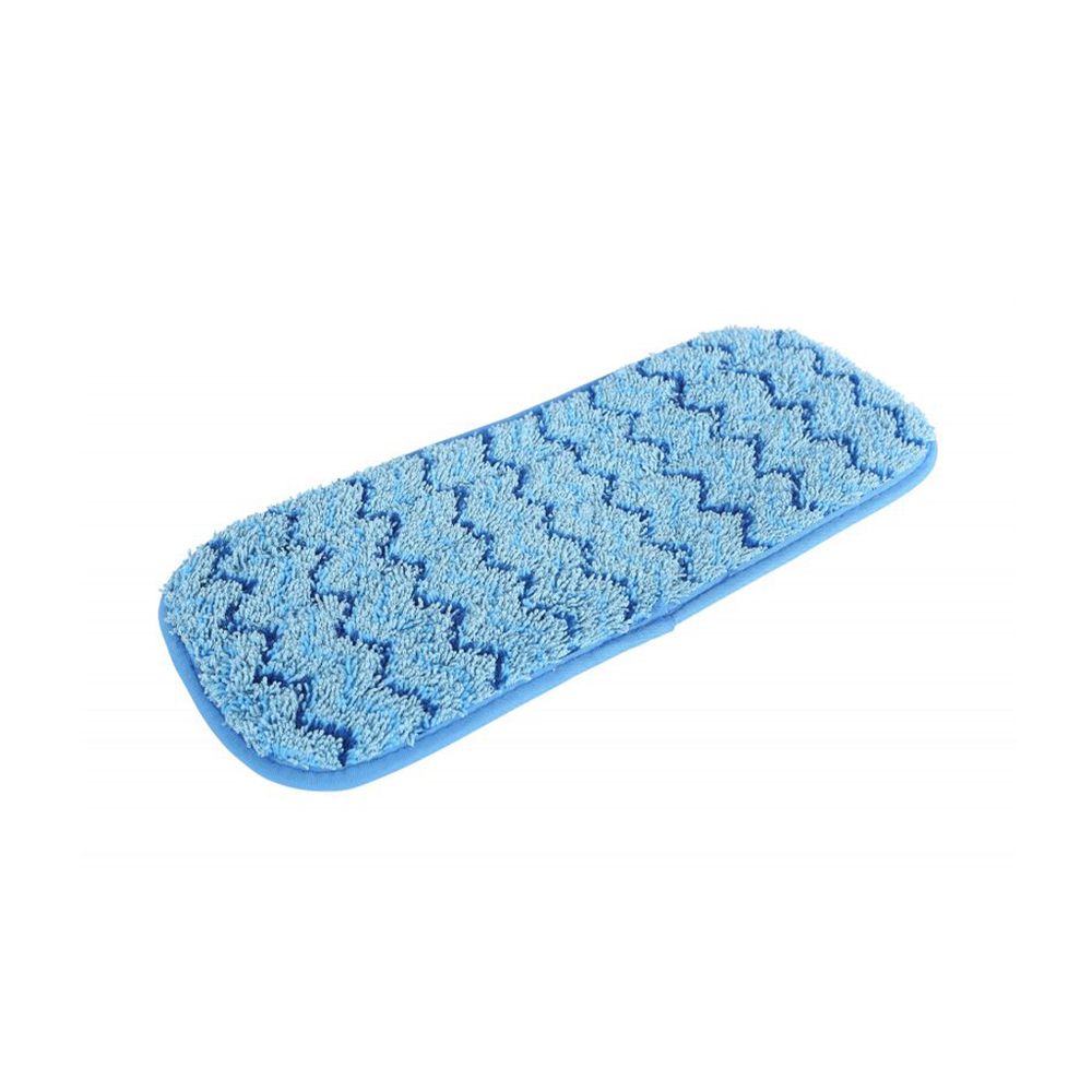 Globe Blue Microfiber Wet Pad, 18 In -- 10 Per Case