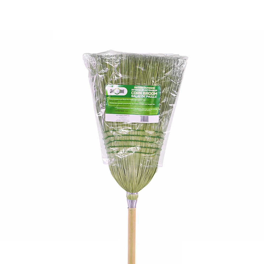 Globe Yellow Heavy-duty 5 String Housekeeper Corn Broom, 54 In -- 12 Per Case