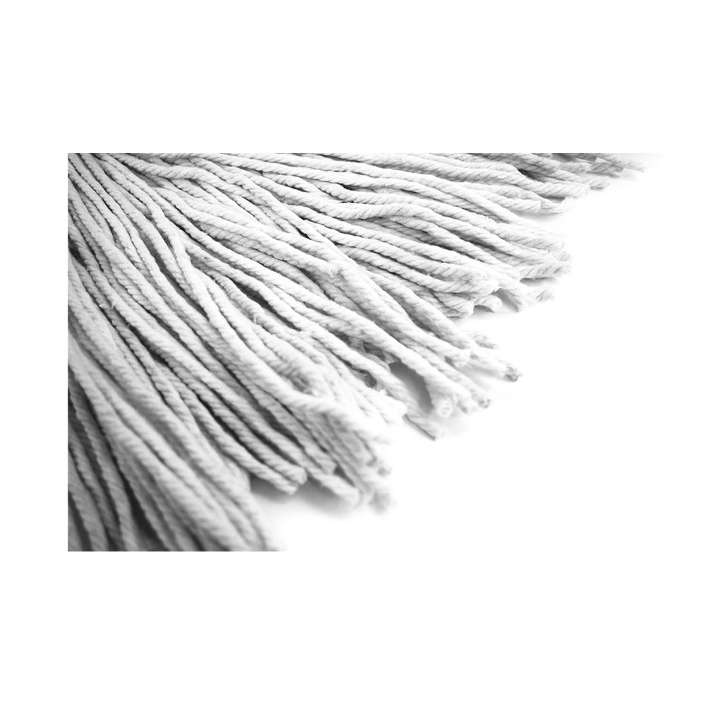 Globe White Synthetic Yacht Mop With 54 In Handle -- 6 Per Case