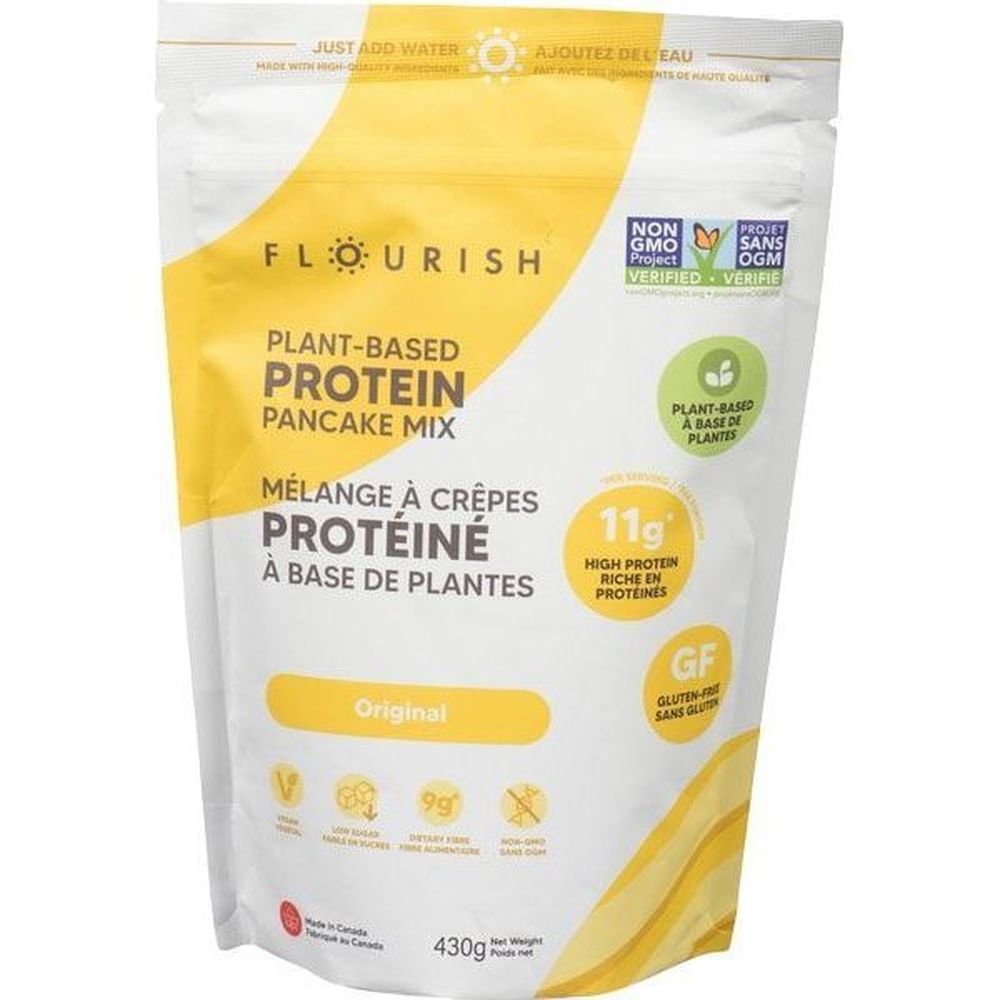 Flourish Original Plant Based Protein Pancake Mix, 430 G -- 8 Per Case