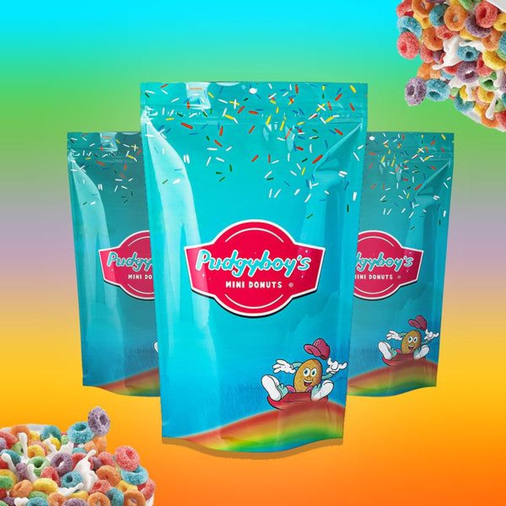Pudgyboy's Froot Loops Donut Sugar Topping, 1.5 Kg -- 3 Per Case