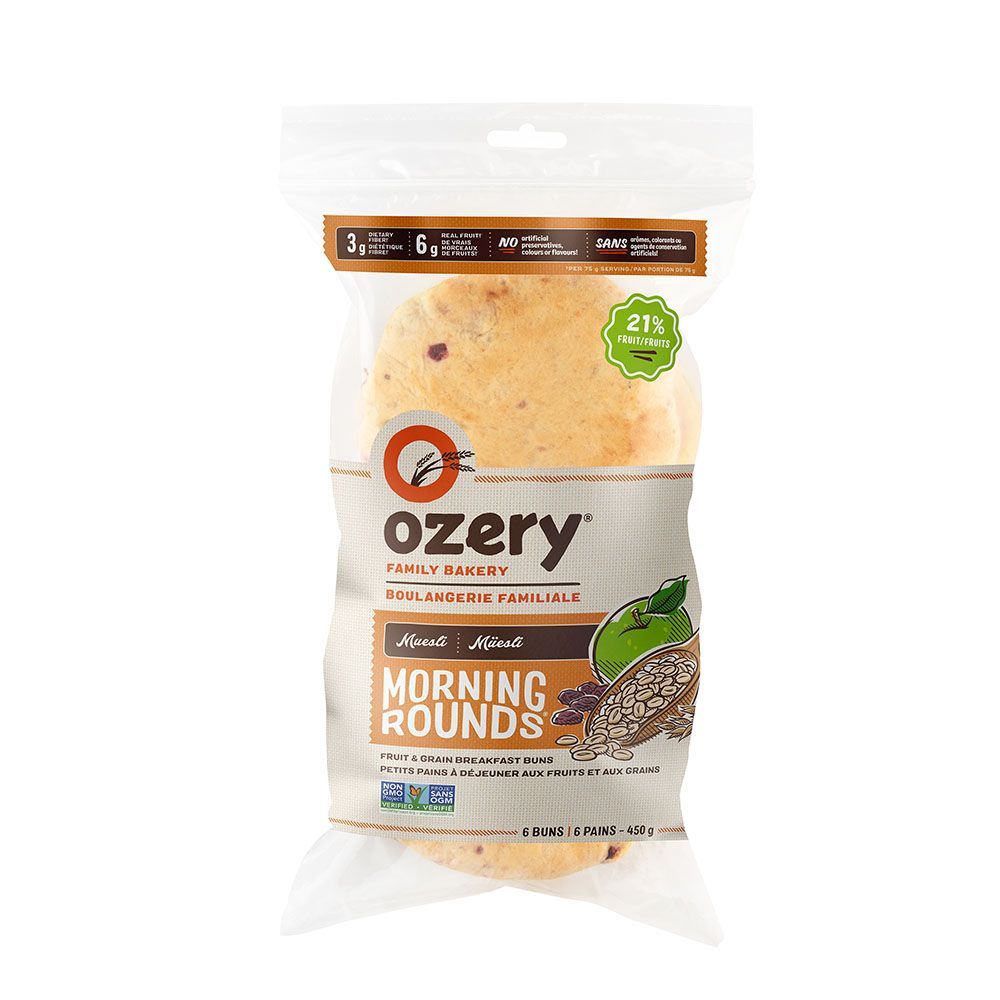 Ozery Bakery Muesli Morning Rounds ; 450 G – 6 Par Boîte