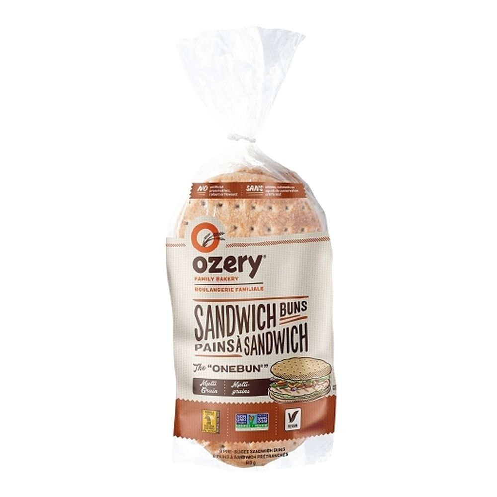 Ozery Bakery Pain À Sandwich Multigrains, 600 G – 6 Par Boîte