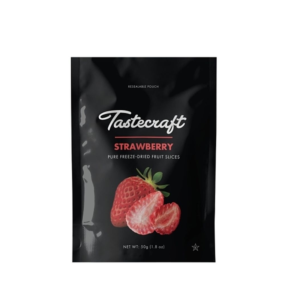 Tastecraft Freeze-dried Strawberry Slice, 50 G -- 12 Per Case