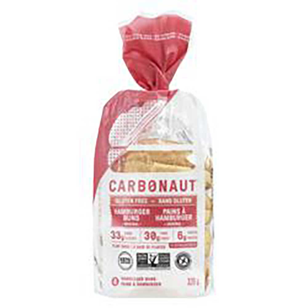 Carbonaut Gluten Free Low Carb Original Hamburger Bun, 320 G -- 6 Per Case