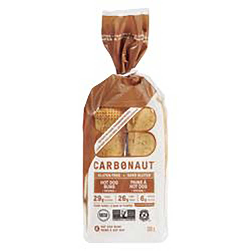 Carbonaut Gluten Free Low Carb Original Hot Dog Bun, 260 G -- 6 Per Case