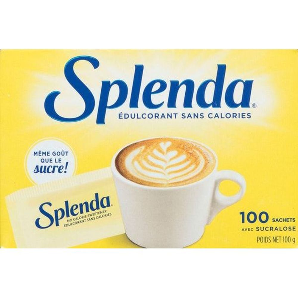 Splenda 1 G Sugar Sweetener - Portion Pack, 100 Count -- 12 Per Case