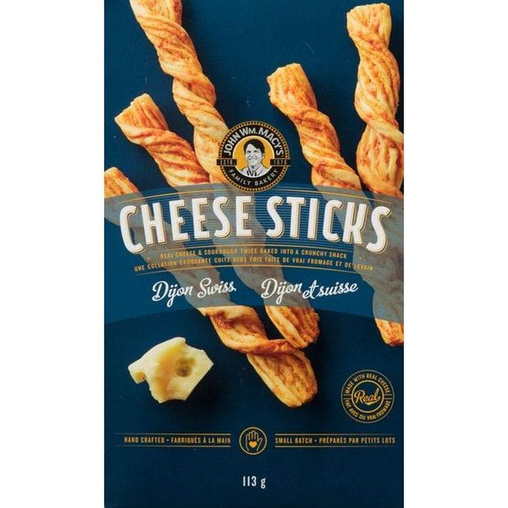 John Wm. Macy's Bâtonnets De Fromage Suisse De Dijon, 113 G -- 6 Par Boîte