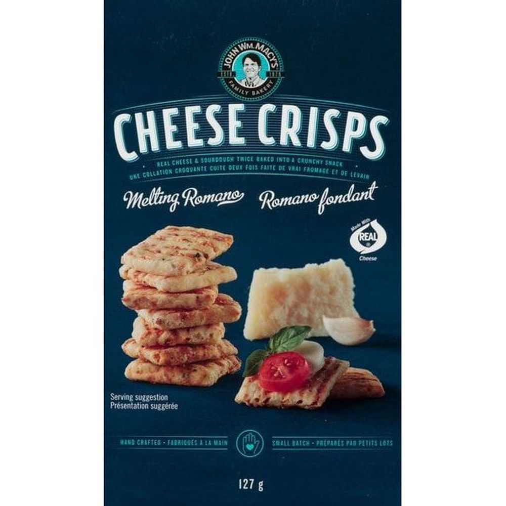 John Wm. Macy's Chips De Fromage Romano Fondantes, 127 G -- 6 Par Boîte