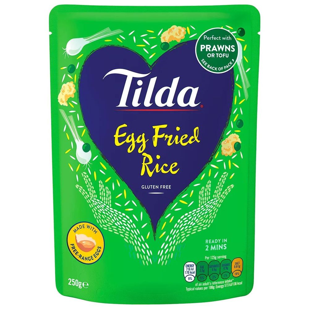 Tilda Egg Fried Rice, 250 G -- 6 Per Case