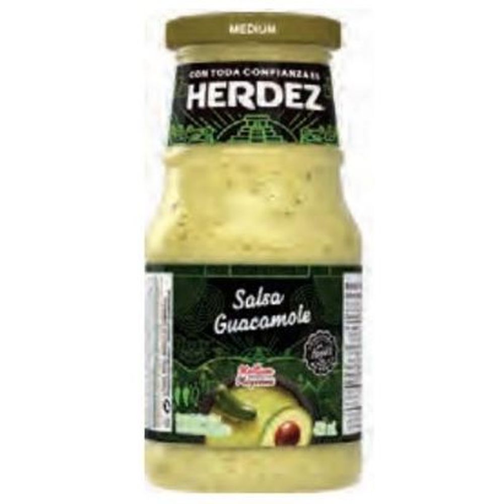 Herdez Medium Guacamole Sauce, 431 Ml -- 12 Per Case