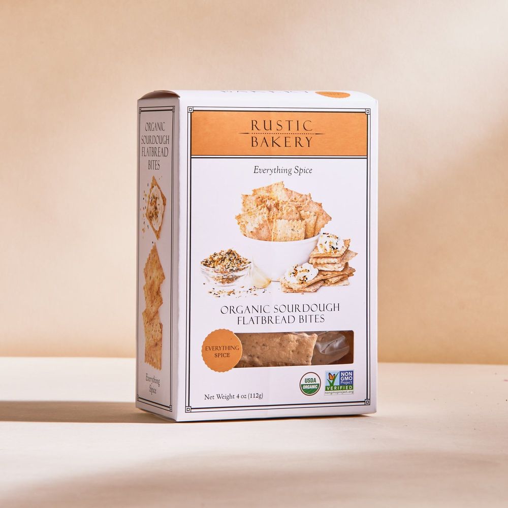 Rustic Bakery Bouchées De Pain Plat Aux Épices, 112 G – 12 Par Caisse
