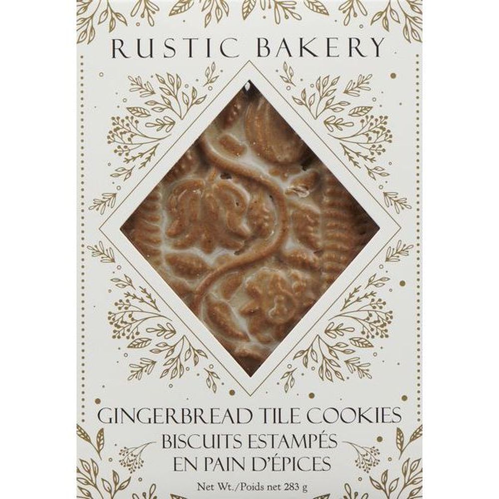 Rustic Bakery Gingerbread Tiles, 226 G -- 8 Per Case