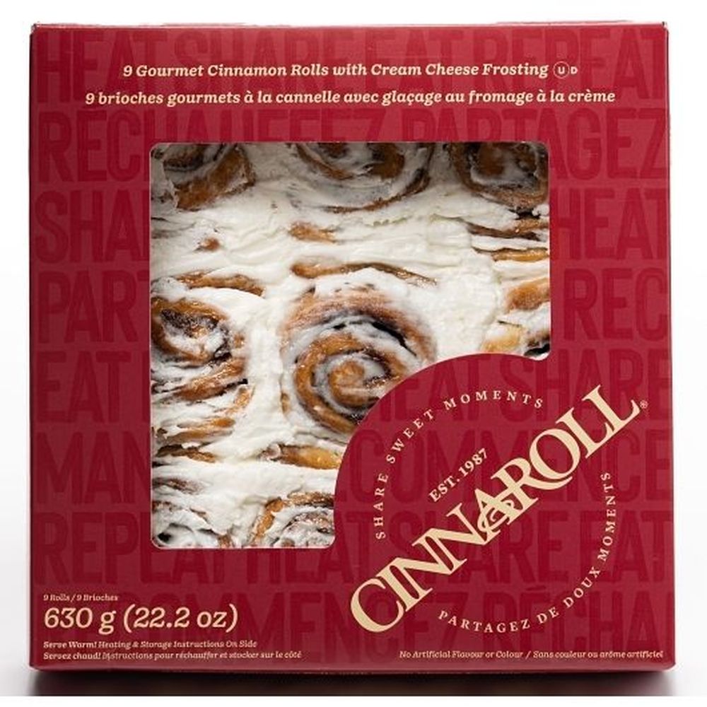 Cinnaroll Cream Cheese Frosted Mini Cinnamon Rolls, 630 G -- 14 Per Case