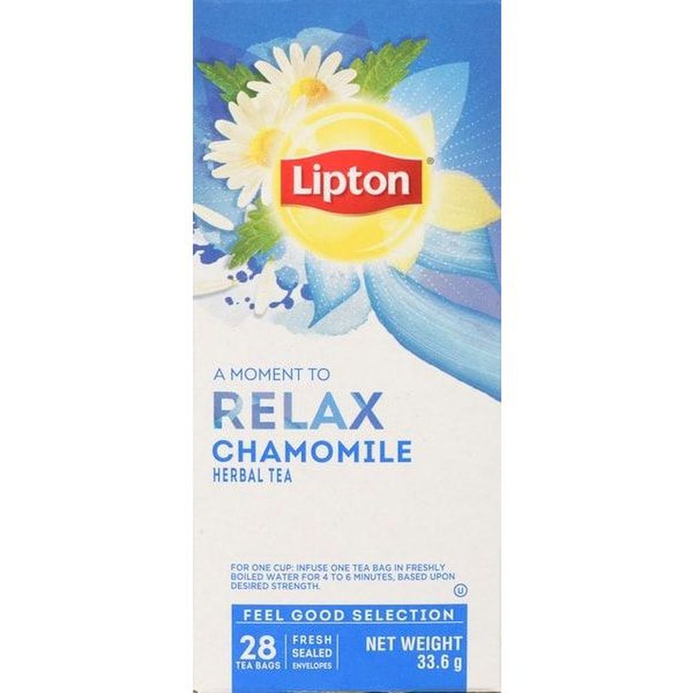 Lipton Tisane À La Camomille, 28 Sachets De Thé -- 6 Par Boîte